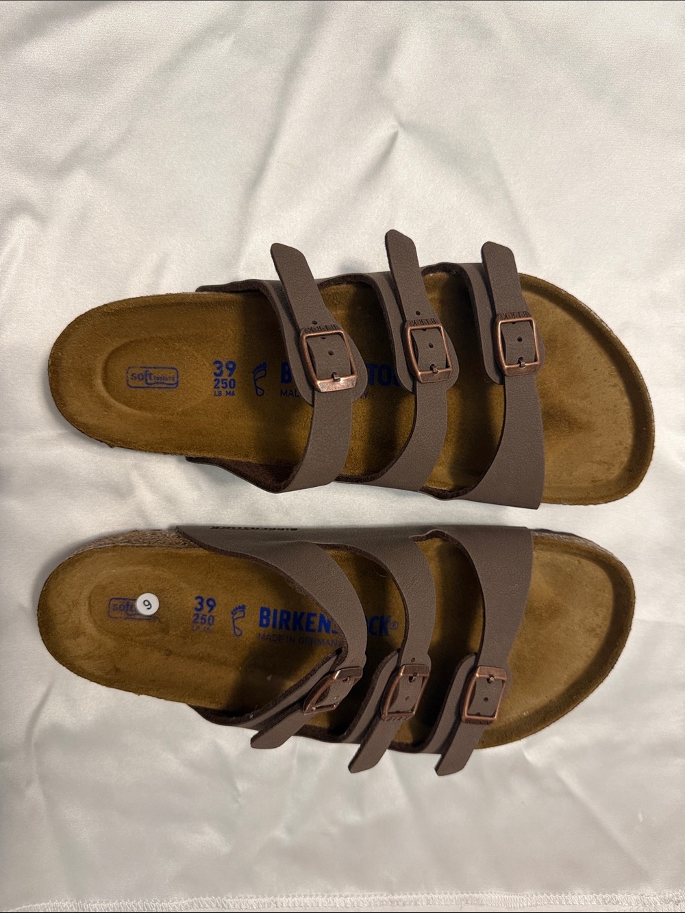 Birkenstock Triple-Strap Sandals in Brown